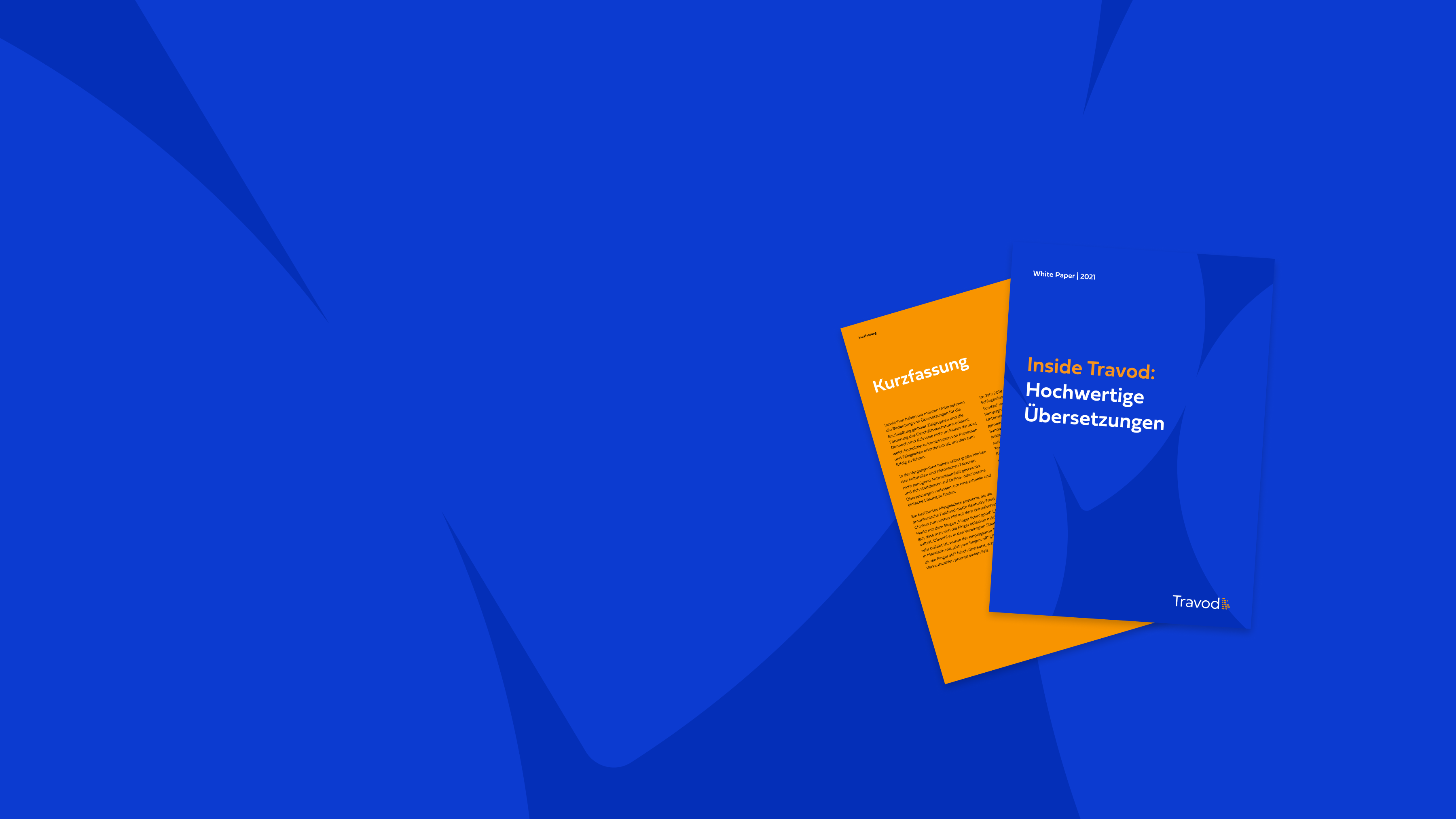 Travod whitepaper inside travod Hochwertige Übersetzungen background image